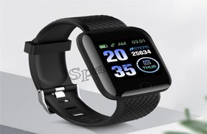 Kvalitet 116 plus armband smart armband vattentätt blodtrycksövervakning av sportglada smartur 116Plus S Watch3227430