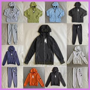 Erkek Hoodies Sweatshirts CP kapüşonlu ceketler rüzgar geçirmez fırtına hırka palto şirketi kapşonlu zip polar astarlı ceket erkekler commagny hoodie kış 44