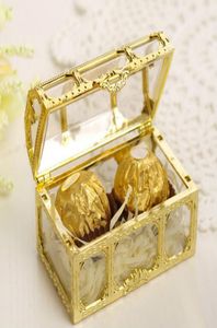 Candy Boxes Party favors Candy Box Treasure Chest Shaped Wedding Favor Holders European style Celebration Gorgeous Shining5099721