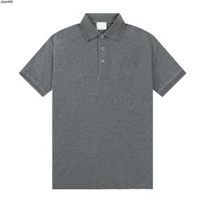 Mens Polos Designer Casual Cotton Cotton Högkvalitativ kort modestorlek