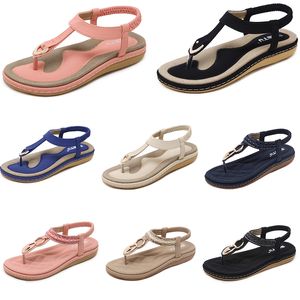 2024 summer women shoes Sandals low heels Mesh surface Leisure Mom Black white large size 35-42 J32-1 GAI