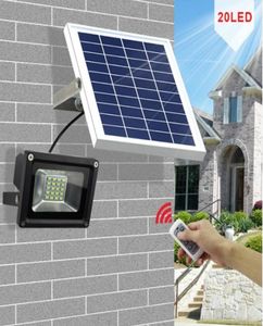 10W 20 LEDSOUTDOOR WASTROOF DIMMABLE SOLAR FLOOD LIGHT STRETLIGHT GARDENBILLBOARDPATIOSWIMMINGプールガレージLLFA1775239