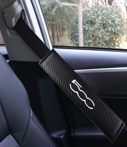 2PCS Car Seat Belt Shoulders Pads for FIAT 500 Accessories Car Safety Seatbelt Covers Shoulder Protection7548641