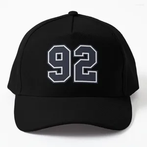 Cappellini da baseball 92 Numero sportivo Novantadue Berretto da baseball Cappello anime Streetwear Cappelli da spiaggia per ragazza da uomo