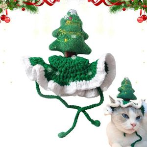 Dog Apparel Christmas Hats Soft Knitted Hat For Dogs Party Accessories Pet Halloween Theme