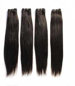 100 trama de cabelo humano brasileiro em linha reta pacote extensões de cabelo 1b preto 2 8 marrom 613 loira mix comprimentos tecer cabelo brasileiro 12589891