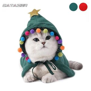 Kattdräkter !!! Pet Christmas Costume Creative Clothes Product Halloween Turn Funny Cloak Home Supplies