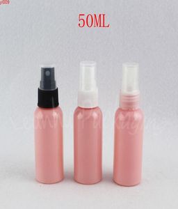 50ML Pink Plastic Bottle With Spray Pump 50CC Toner Water Travel Packaging Empty Cosmetic Container 50 PCLot goods8530694