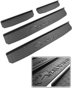 Door Sill Guards for 20182019 Jeep Wrangler JL and 2020 Jeep Gladiator JT Accessories Entry Plate Cover with Since 1941 Logo Blac4927812