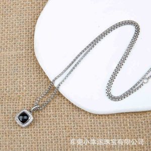 Men Necklace Diamond Jewelry Strings Chain Pendant Designers Necklaces Womens Dy Fashion Black Onyx Petite Vintage Hip Hop Chain P287Q