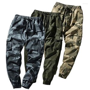 Men's Pants Joggers Cargo Men Harem Multi-Pocket Camouflage Man Cotton Sweatpants Streetwear Military Plus Size Trousers M-7XL