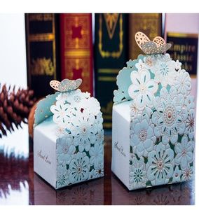 presentförpackningar Favor Boxes Candy Boxes Wedding Favor Present Candy Box Hollow Butterfly Present Box Party4098516