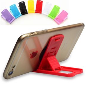 New Portable Foldable Table Mini Plastic Cell phone Stand Holder Folding Adjustable Phone Bracket Support for iphone Samsung ipad 3370981