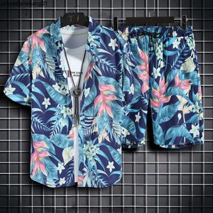 Abbigliamento estivo Camicia estiva a maniche corte Set da spiaggia Vestibilità ampia da uomo Sport Asciugatura rapida Uniforme da festa per protezione solare di grandi dimensioni