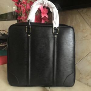 BEND B Brand Mens Business Bag حقيبة العلامة التجارية اسم العلامة التجارية الجلدية لرجال حقيبة جلدية حقيقية مصمم كيس الكتف الكتف BIG SI242F