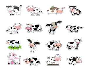 Confezione da 50 pezzi carino fattoria mucca animale adorabile adesivo in vinile adesivi impermeabili per bottiglia d'acqua laptop planner scrapbook telefono guardaroba 1358938