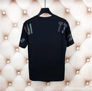 Summer Men Designer T Shirts Bawełniane luźne koszulki 3D Drukuj koszula krótkie rękodzie