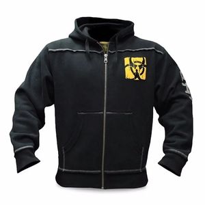 Homens inverno lã zíper jaqueta ginásio singlets moletom masculino velo hoodies stringer musculação fitness pullovers casuais 240308