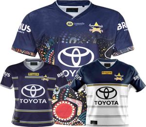 North Queensland Cowboys Rugby INDIGENOUS Home Away Adults Player Men039s Test Sport Shirt1330707