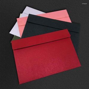 Gift Wrap 50pcs/lot 17.5x12.5CM Blank Envelope Pearl Paper For Wedding Party Invitation Greeting Cards Envelopes Customized