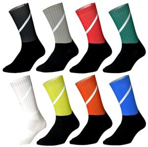 Sports Socks Fiber Fabric Cycling Professional Bike Team Race Aero High Quality Road Bicycle Anti Slip Compression Sport Sock15535437