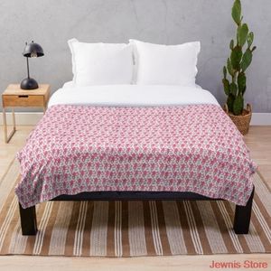 Coperta con stampa scimmia rosa Coperte personalizzate per il divano letto Auto portatile 3D Tessili per la casa per adulti per bambini234F