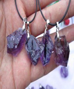 Natural rough stone pendant amethyst citrine fluorite quartz crystal pendant raw gemstone specimen necklace healing crystals6546415