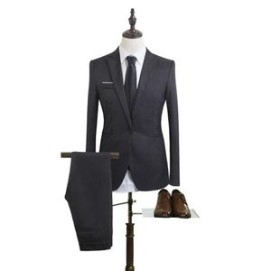 Męski garnitur Blazer Slim Fit Man Suits Blazer Męs