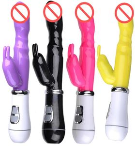 Gspot Rabbit Vibrator 12 częstotliwość wibru wibru wibratorowe zabawki seksualne dla kobiet doustnych łechtaczka intymna stymulują masaż seksu Produkt 9404956