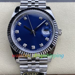 Cleanf CF Mens Watch 41mm Fluted Bezel ETA 3235自動ムーブメント126334 JUBILEE 904Lスチールブレスレット防水クリーンファクトリースーパーバージョン腕時計