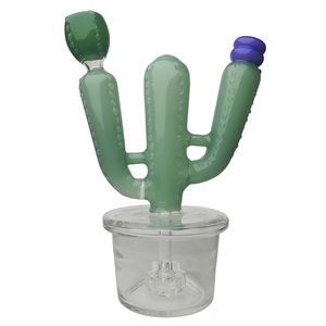 Cactus Hookahs Glasbong Recycler Rauchwasserpfeife Dab Rig 20 cm Höhe mit 14 mm Gelenk