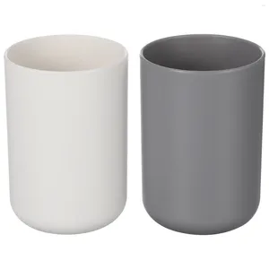 Canecas 2 Pcs Escova de Dentes Copo Amantes Escovas de Dentes Casais Enxágue Caneca 2 Pcs Banheiro Tumbler