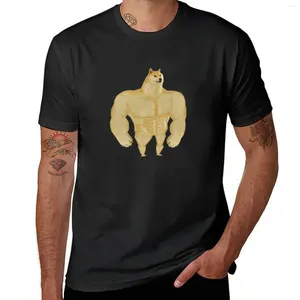 Regatas masculinas Swole Doge Camisetas Homem Roupas fofas Camisetas para homens