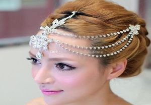 Rhinestone Alın Gelin Saç Aksesuarları Lüks Düğün Saç Takı Tiaras Triaras Gelinler İçin Gelin Başlıkları Stock 4220592