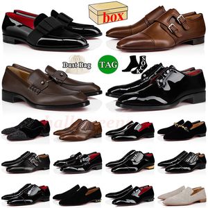 Designer Christians Red Bottoms Casual Men Dress Shoes Loubotin Low Greggo Original Slip-Ons Platform Sneakers Trainers Lace-ups Oxfords Loafers Vintage Size 50