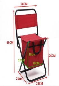 Portable outdoor beach chair with storage bag Multifunction folding fishing chair oxford fabric camping hiking picnic furniture s1661487