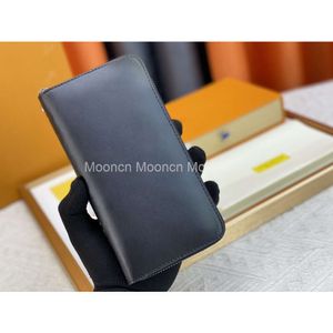 Moda feminina carteira preta bolsa masculina longa carteira de couro do plutônio único zíper carteira clássico zero retângulo carteira clipe