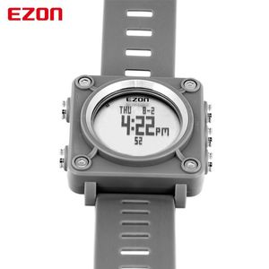 CWP 2021 Ezon L012 Wysokiej jakości mody Casual Digital Watch Outdoor Sports Waterproof Compass Stopwatch zegarek dla dzieci297c