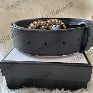 With box belt Designers Classic Big solid buckle belt Men Genuine Leather ladies man casual letter smooth buckle womens leather be276D