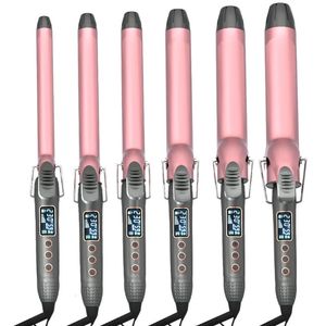 Electric Professional Ceramic Hair Curler Lcd Curling Iron Roller Curls Wand Waver Fashion Styling Tools 240226
