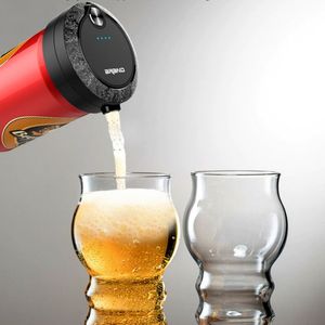 Ny ölskummande maskin bärbar ölbubbler hushåll ultraljudskummaskin vin set grossist