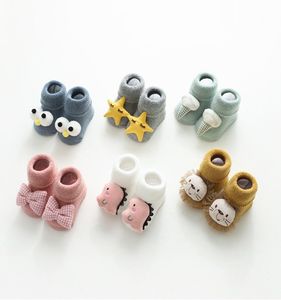 Herfst Winter Baby Meisjes Sokken Pasgeboren Cartoon Baby Sokken Baby Boy Sokken Anti Slip Zachte Katoen Vloer Sok schoenenxm3179635