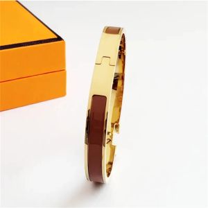 2024 de alta qualidade designer de luxo pulseira de aço inoxidável pulseiras de jóias clássicas para homens e mulheres