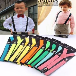 Baby Suspenders 65 2 5cm 42 Colors kid Clip-on Elastic Candy Y-Shape Adjustable child Braces For Thanksgiving Day247x