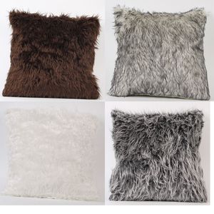 Quente peludo cama fronha capa de almofada sofá capa de almofada super macio fronha suprimentos de cama têxteis para casa294y