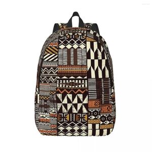 Backpack Native Tribal African Style Fabric Patchwork Woman Bookbag Fashion Shoulder Bag Portability Laptop Rucksack School Bags