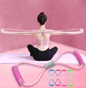 8UndeFinedType Resistance Bands Bårhushållens fitness Elastic Yoga Belt Open Shoulder Band Artifact Back Neck Stretching Equipment HW0120015526957