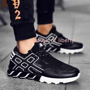 Men Running Shoes Autumn New PU Mesh Cushion Sneakers High Quality Outdoor Light Comfortable Sport Athletic Shoes Male Sneakers v78