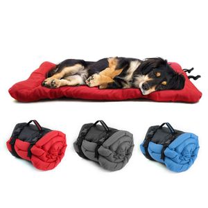 Wodoodporne łóżko dla psa Outdoor Portable Mata wielofunkcyjna PET Dog Puppy łóżka Kennel dla małych średnich psów Y200330287A