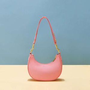 Store Exit New Popular p Family Moon Bag Macaron Color Light Luxury High Foreign Style Versatile Underarm One Shoulder Diagonal Cross Womens